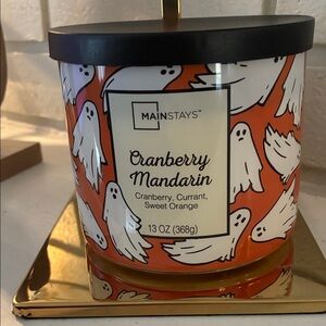 Cranberry Mandarin Ghost Candle